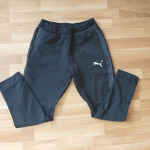 Puma Black Joggers with Grey Detailing Size Medium (M) - FINAL PRICE DROP!